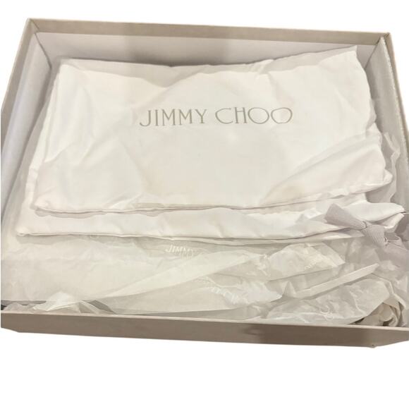 Jimmy Choo Bing Denim Embellished Pump Heels Gala Party Guest Formal Statement 5 - Picture 11 of 13